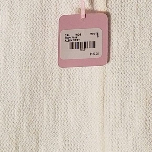 Calypso St. Barth Albin Vest White Spring XS S M L NWT MSRP $150 FAST SHIP - Picture 4 of 6